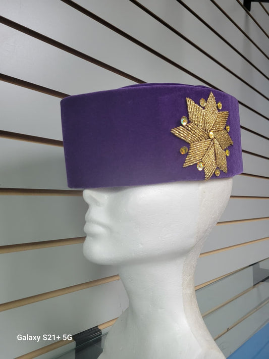 Velvet Star Kufi Cap
