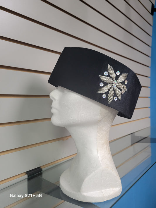 Premier Kufi Cap – Gold Halo Embroidery by SintAfrik