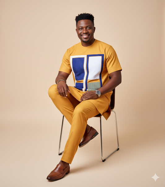 Vibrant Golden Mustard Senator Suit...