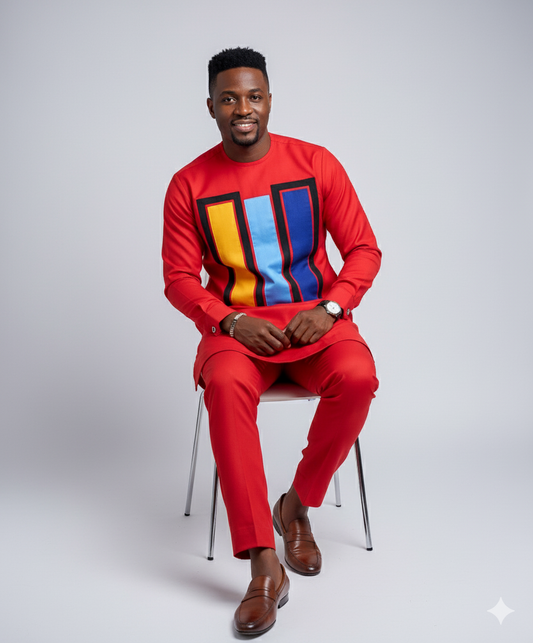 Bold Orange Senator Suit Color...