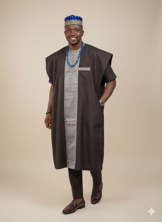 Elegant Pinstripe Senator Suit