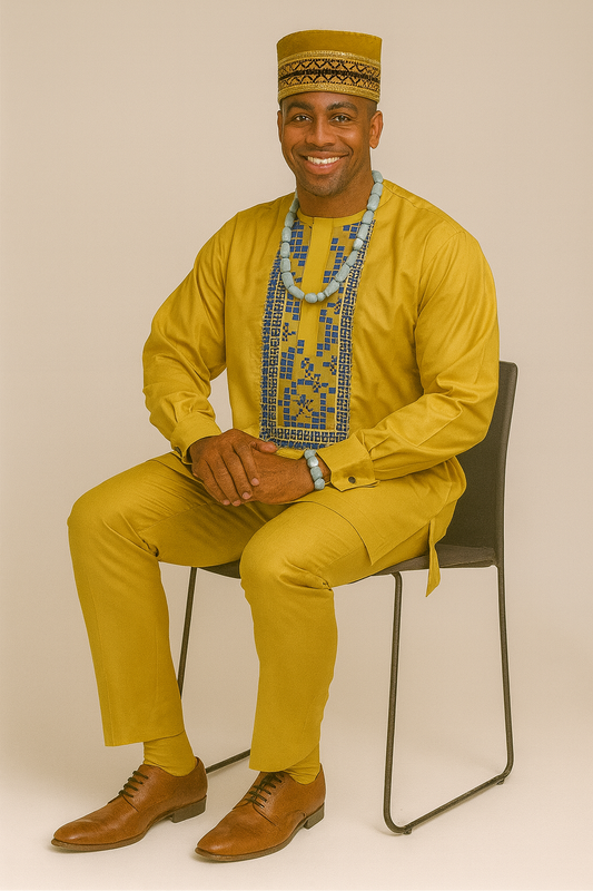 SINTAFRIK Kaftan Two-Piece Suit