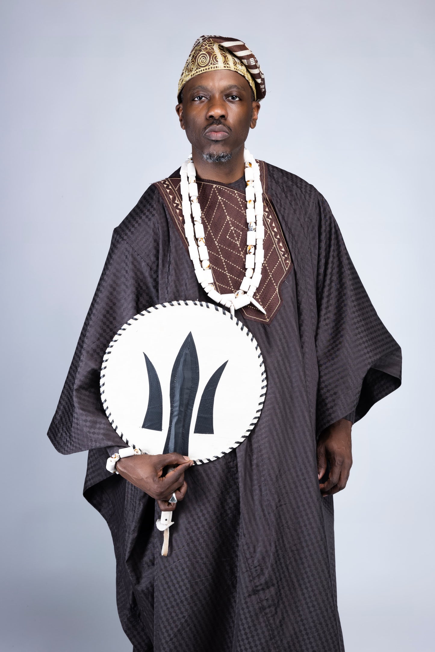 Seyi 3‑Piece Senator – Midnight Lattice