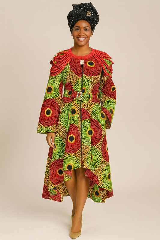 SINTAFRIK Peplum – Style 009