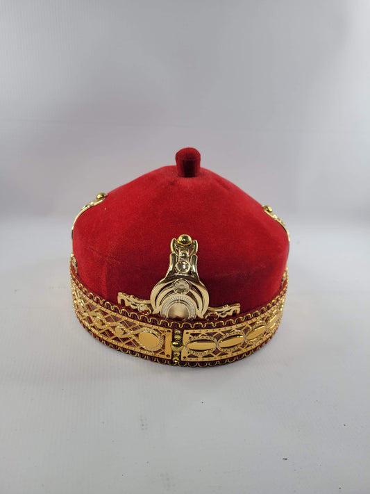 Gold Crown-Igbo & Yoruba Chieftaincy Headwear