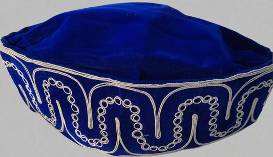 Blue Velvet Kufi –Cap