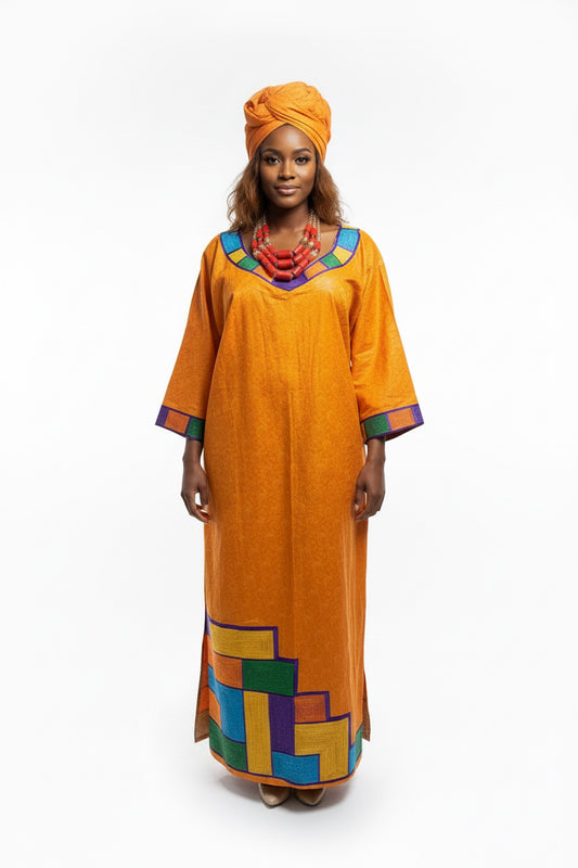 Kente Sunset Kaftan