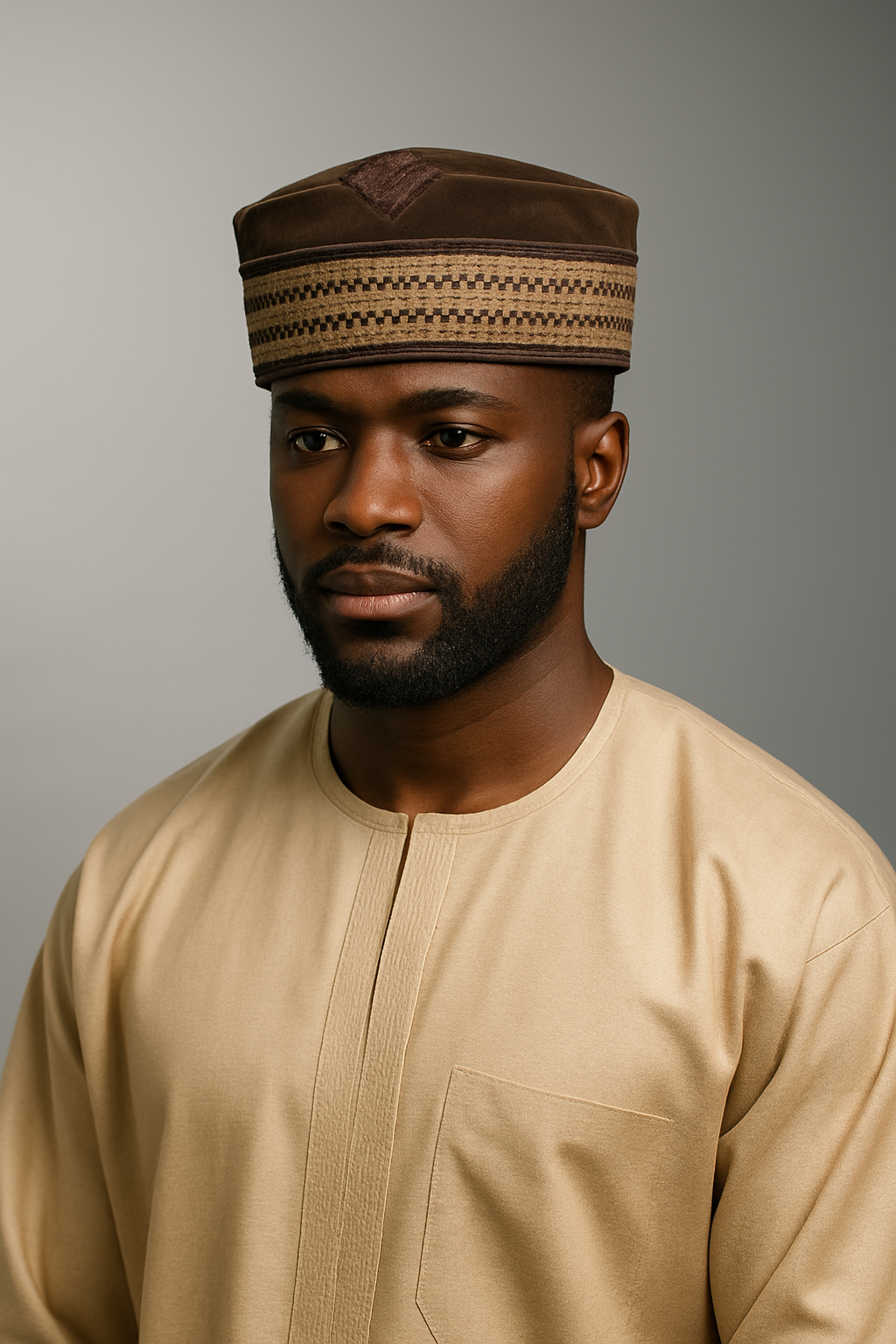 Multi Colors Kufi Cap