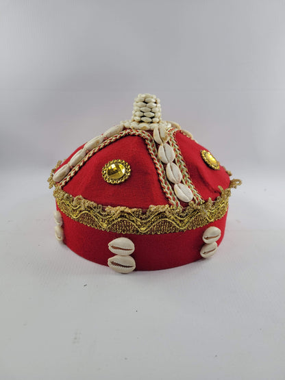 Gold Cowries - Traditional Igbo Chieftaincy Headwear