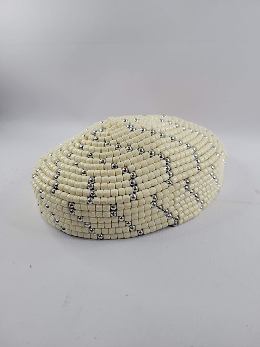 Elegant Nigerian Beaded Royal Cap
