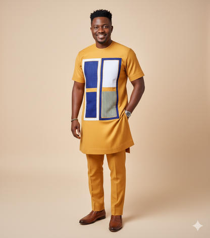 Vibrant Golden Mustard Senator Suit...