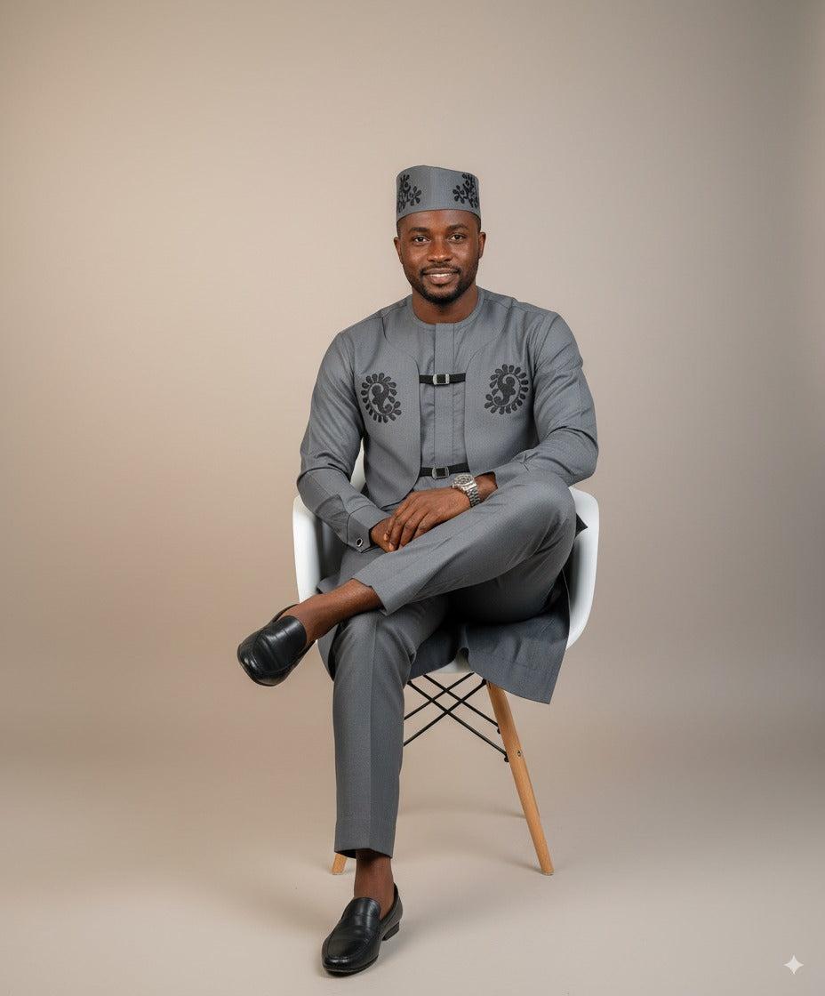 Luxury Gray Senator suit