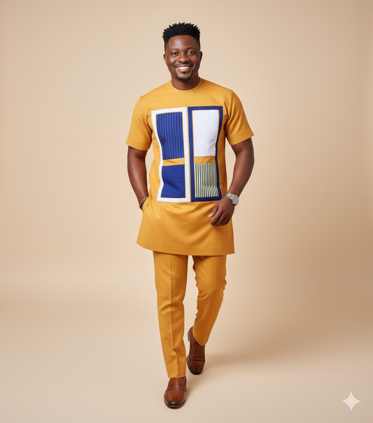 Vibrant Golden Mustard Senator Suit...