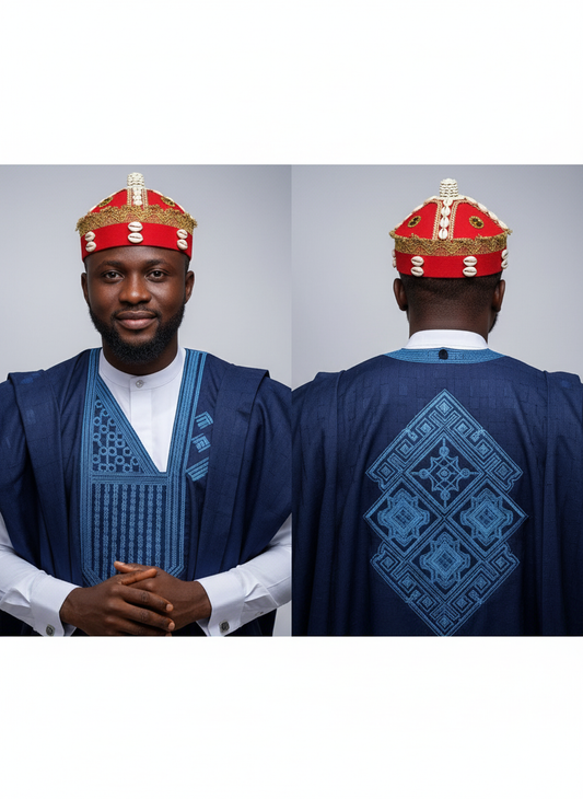 Gold Cowries - Traditional Igbo Chieftaincy Headwear
