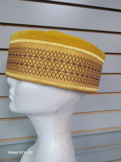 Prime Gold Kufi Cap