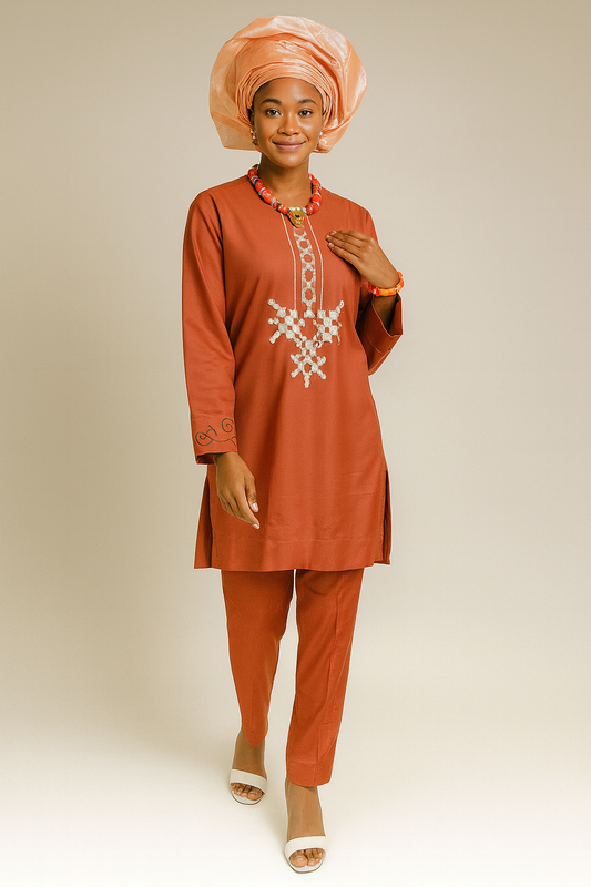 SINTAFRIK 2pcs Female Agbada