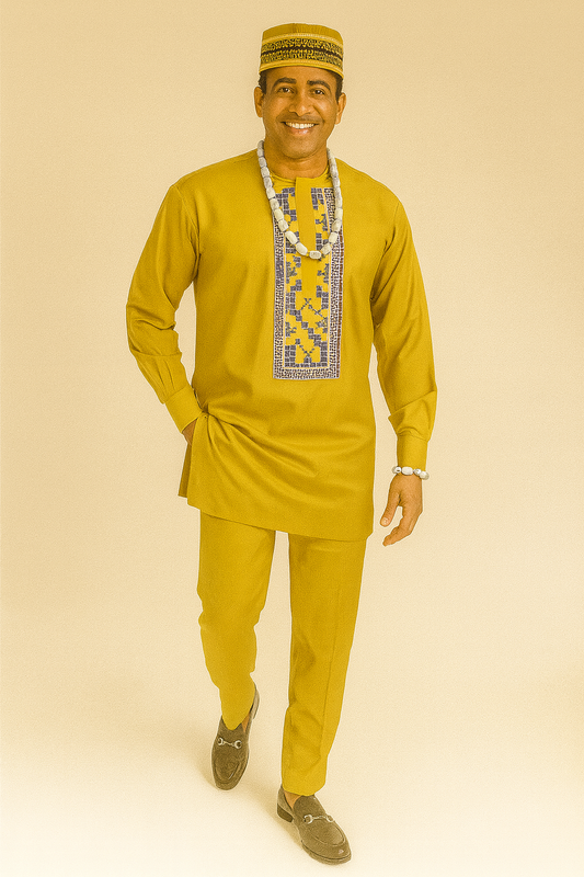 SINTAFRIK Kaftan Two-Piece Suit