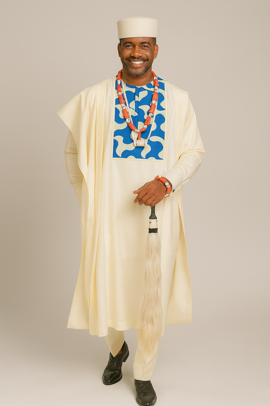 SINTAFRIK Regal Agbada 3-Piece Set