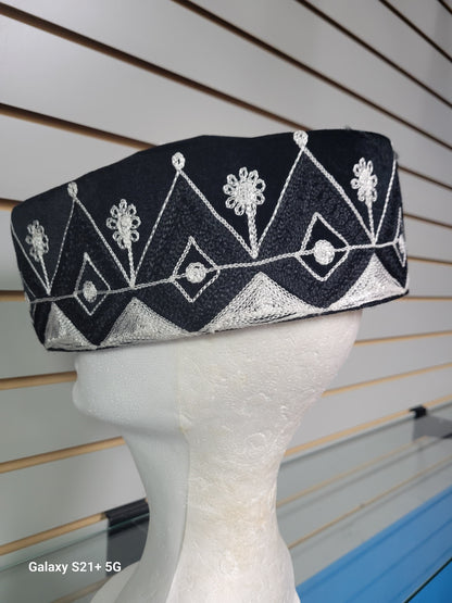Classic Kufi Cap – Spiral Weave