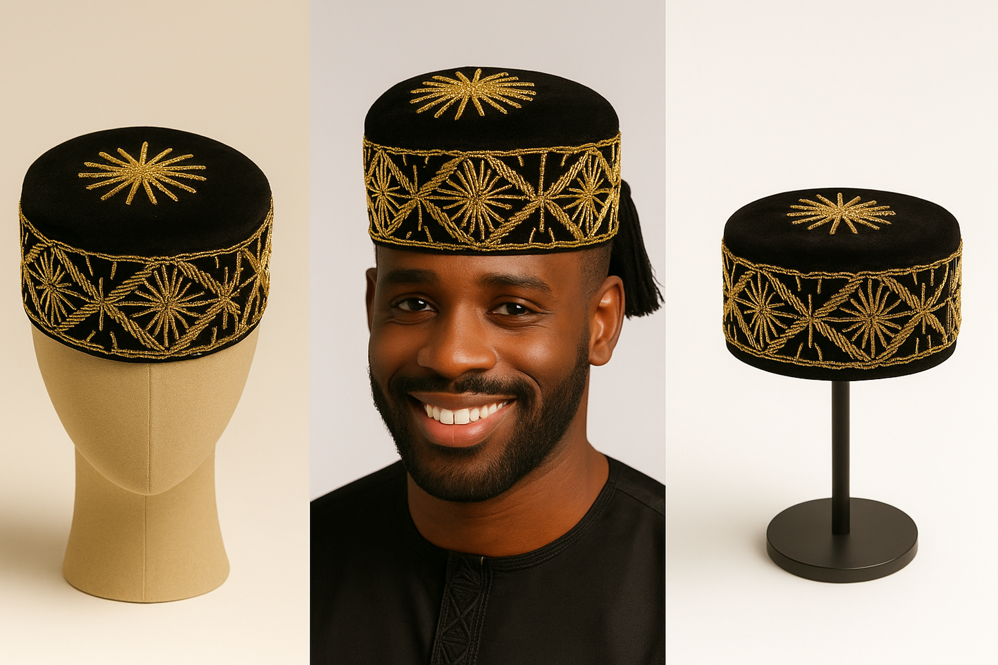 SINTAFRIK Velvet Kufi