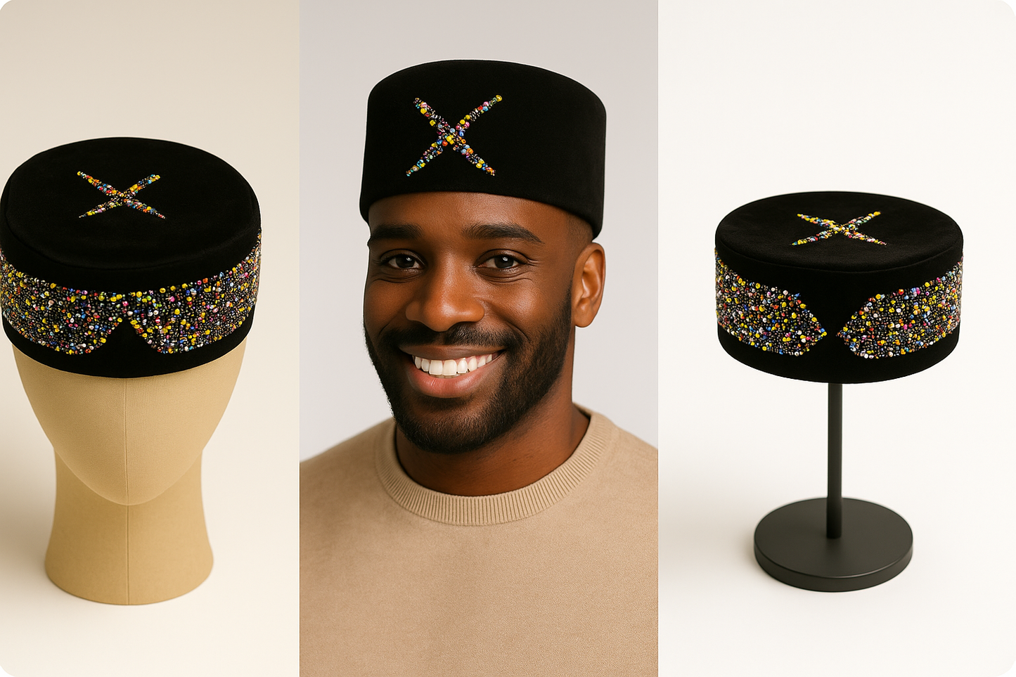 SINTAFRIK Velvet Kufi