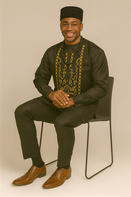 SINTAFRIK Kaftan Two-Piece Suit