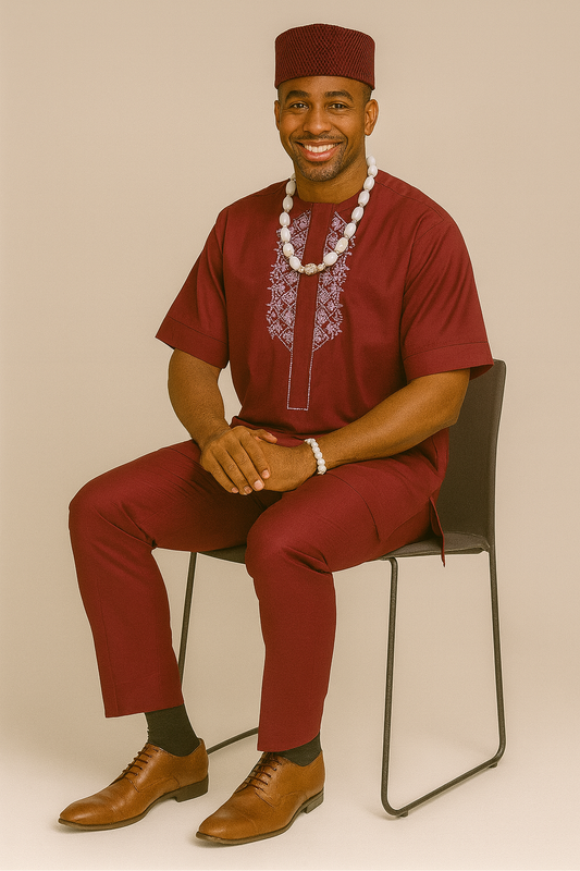 SINTAFRIK Kaftan Two-Piece Suit